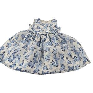 Nannette Baby Girl 24M Blue Floral Formal Dress